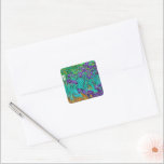 Sticker Carré Irises, Vincent van Gogh<br><div class="desc">Le dessin le plus original est celui des iris. Contrairement aux pièces de fleurs impressionnistes dans lesquelles les plantes sont des taches de couleur sans forme, elles sont soigneusement étudiées pour leurs formes et individualisées, avec la même sincérité et la même précision que les portraits de Van Gogh; il découvre...</div>