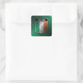 Sticker Carré Irlande (Sac)