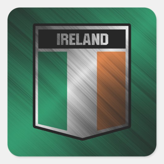 Sticker Carré Irlande (Devant)