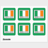 Sticker Carré Irlande (Feuille)
