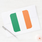 Sticker Carré Irlande National Flag, standard irlandais, bannièr (Enveloppe)