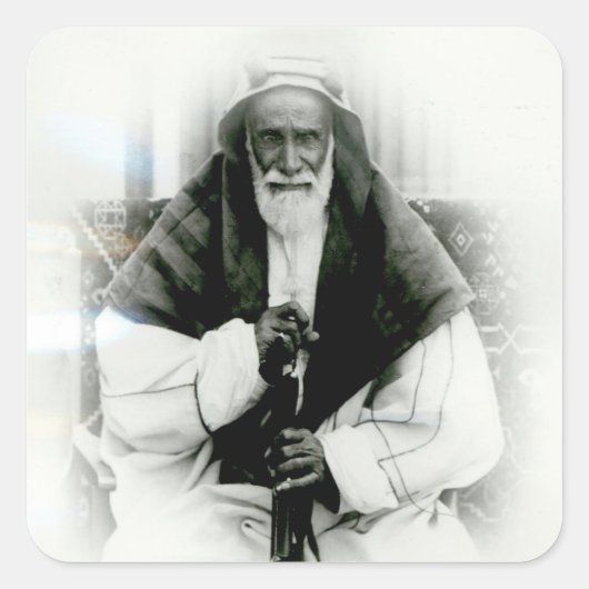 Sticker Carré Isa Ibn Ali Al Khalifah (Devant)