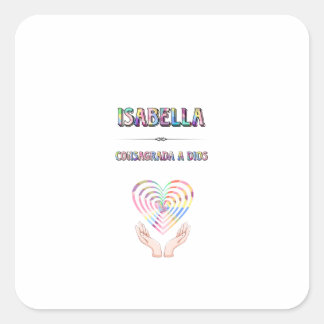 Sticker Carré Isabella