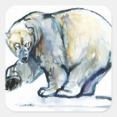 Sticker Carré Isbjørn 2013 (Devant)