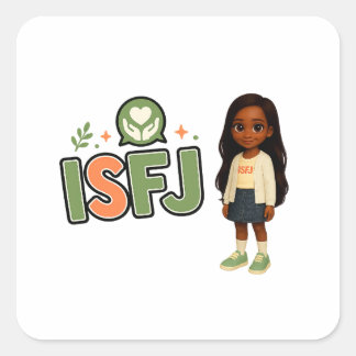 Sticker Carré ISFJ — A Guardiã da Harmonia