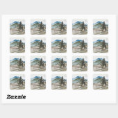 Sticker Carré Ishiyakushi (Feuille)