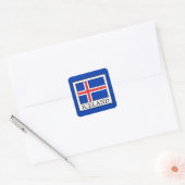 Sticker Carré Islande (Enveloppe)