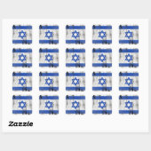 Sticker Carré Israël (Feuille)