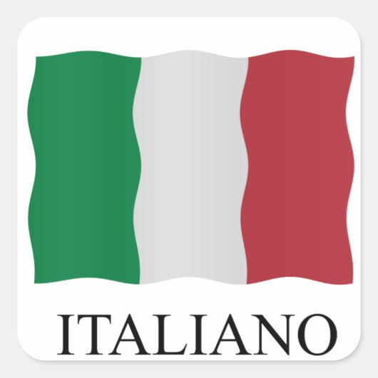 Sticker Carré Italia (Devant)