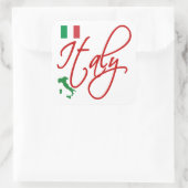 Sticker Carré Italie (Sac)