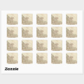 Sticker Carré Italie 10 (Feuille)