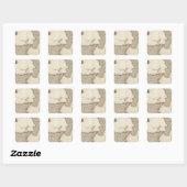 Sticker Carré Italie 25 (Feuille)