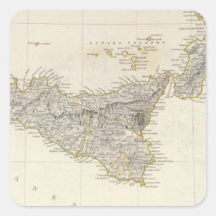 Sticker Carré Italie III