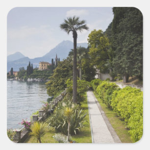 Sticker Carré Italie, province de Lecco, Varenna. Villa Monaster