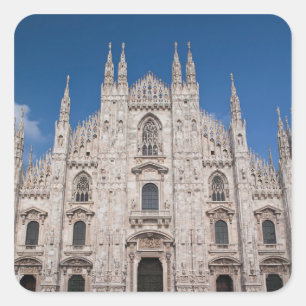 Sticker Carré Italie, province de Milan, Milan. Cathédrale de Mi