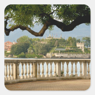Sticker Carré Italie, Stresa, Lac Majeur, Isola Bella