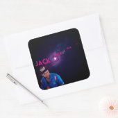Sticker Carré Jack - Boucles vocales de l'espace (Enveloppe)
