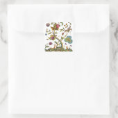 Sticker Carré Jacobean Crewel Brodery Arbre de vie (Sac)