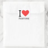 Sticker Carré J'adore le parfum (Sac)