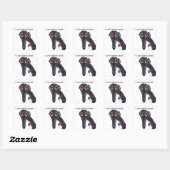 STICKER CARRÉ J'ADORE LES GREYHOUNDS ! (Feuille)