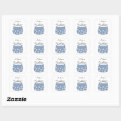 Sticker Carré J'adore les sacs à main (Feuille)