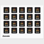 Sticker Carré J'adore mes chats (Feuille)