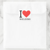 Sticker Carré J'adore souder (Sac)