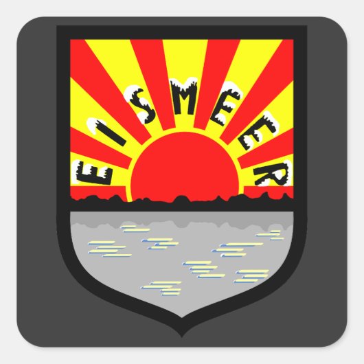 Sticker Carré Jagdgeschwader 5 (JG 5) Gruppe I Emblem - Eismeer (Devant)