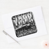 STICKER CARRÉ JAGDTIGER (Enveloppe)