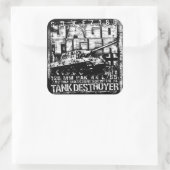STICKER CARRÉ JAGDTIGER (Sac)