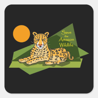 Sticker Carré Jaguar
