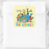 Sticker Carré J'ai appris dans la RUE (Sac)