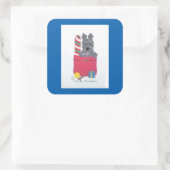 STICKER CARRÉ J'AI ÉTÉ BONNE ! (Sac)