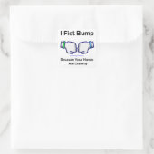 Sticker Carré J'Ai Le Premier Bump (Sac)