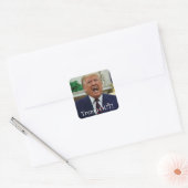 Sticker Carré J'ai rejeté Trump ! (Enveloppe)