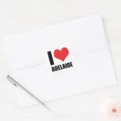 Sticker Carré J'aime Adelaide (Enveloppe)