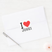 Sticker Carré J'aime josei (Enveloppe)