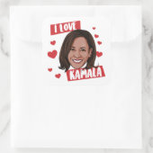 STICKER CARRÉ J'AIME KAMALA (Sac)