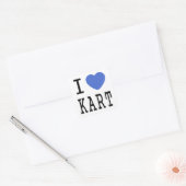 Sticker Carré J'aime KART (Enveloppe)