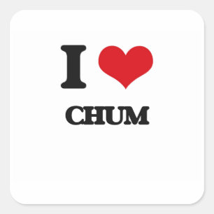 Sticker Carré J'aime le copain