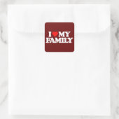 STICKER CARRÉ J'AIME MA FAMILLE (Sac)