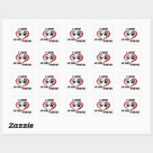 Sticker Carré J'aime mon chien jeter l'oreiller (Feuille)