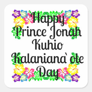 Sticker Carré J'Aime Mon Prince De Grenouille