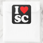 STICKER CARRÉ J'AIME SC (Sac)