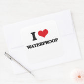 Sticker Carré J'aime Waterproof (Enveloppe)