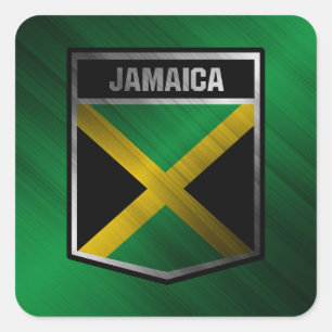 Sticker Carré Jamaïque