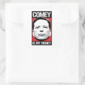 Sticker Carré James Comey - Comey is my Homey - - (Sac)