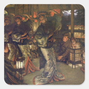 Sticker Carré James Tissot le fils prodigue dans une terre