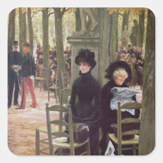 Sticker Carré James Tissot | Sans dot, 1883-5 (Devant)