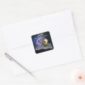 Sticker Carré James Webb Télescope spatial JWST (Enveloppe)